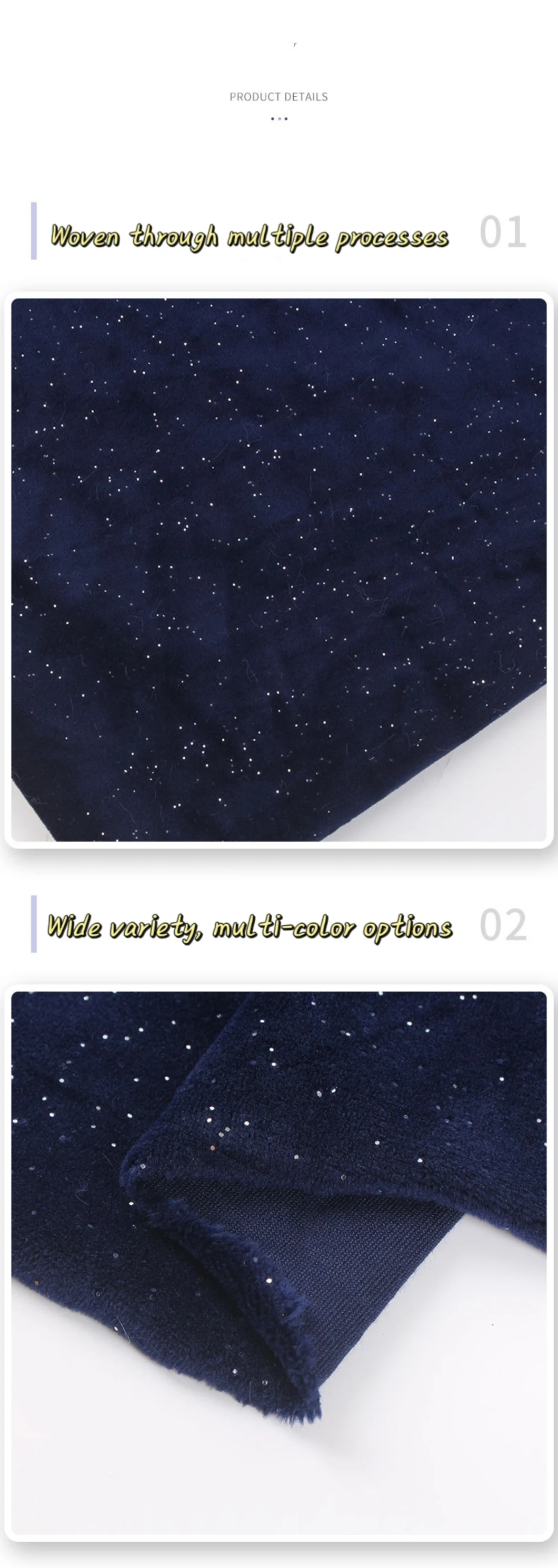 Super Soft Crystal Velvet Bronzing Fabric