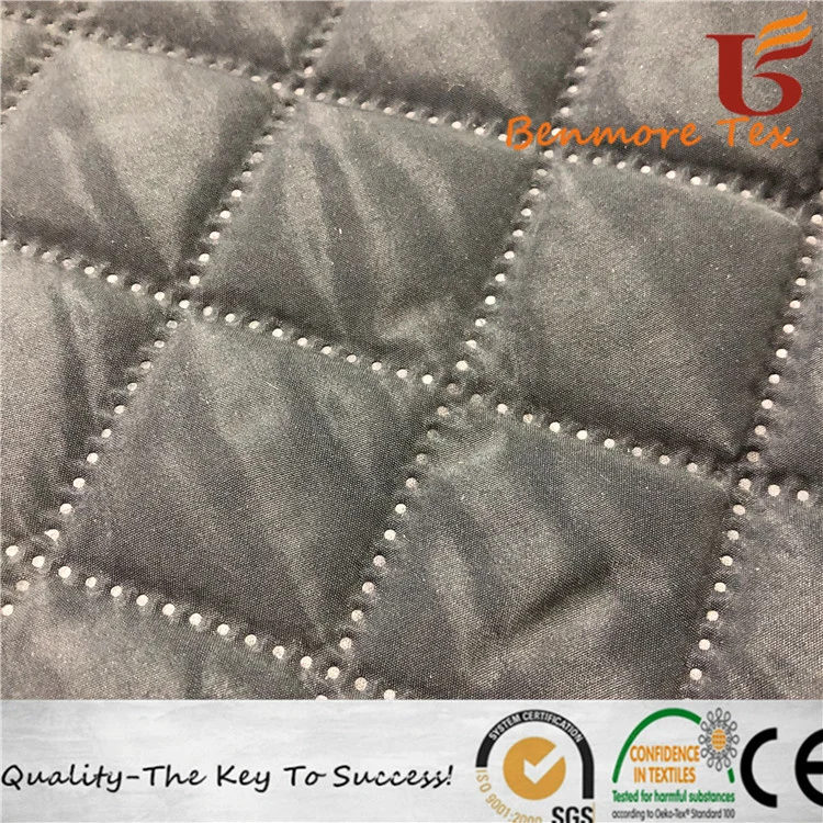 Ultrasonic Quilting Fashion Fabric/Polyester or Nylon Quilting Fabric for Downcoat Fabric