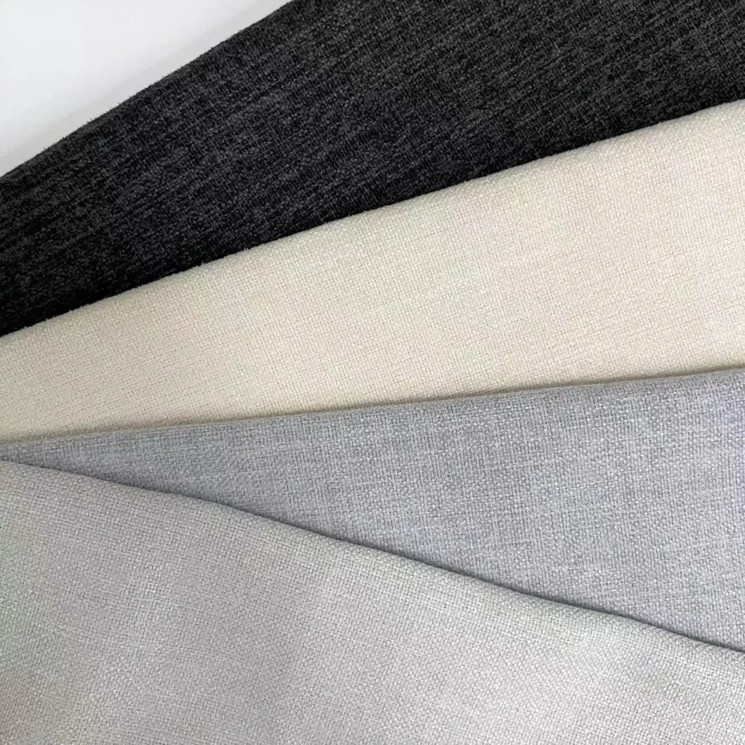 Factory Supply Multi-Color Upholstery Polyester Shading Fabric for Curtain in Stock