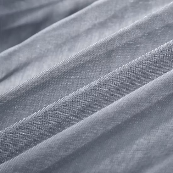 Твердая льняная жаккардовая ткань из полиэстера в современном стиле, затемняющая ткань для штор